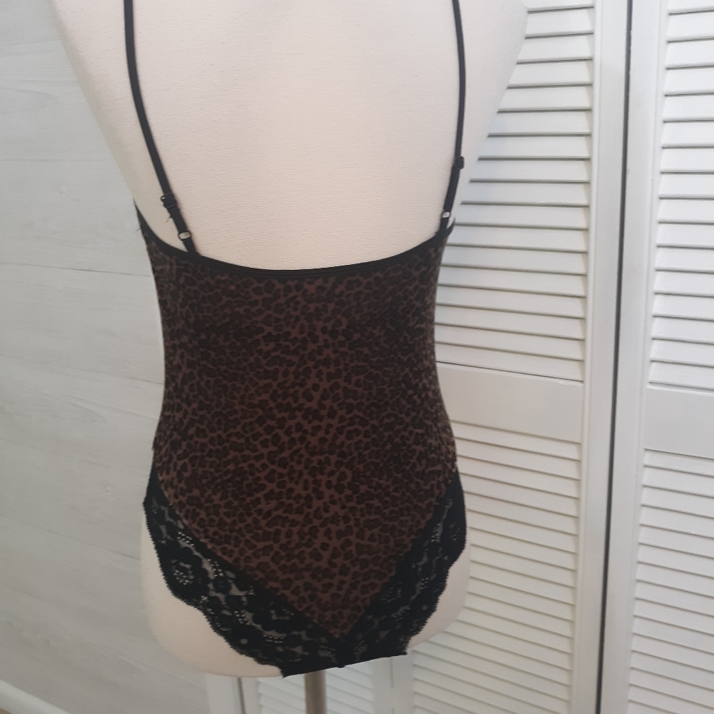 Victoria's secret leopard lace bodysuit small *P - Picture 2 of 6